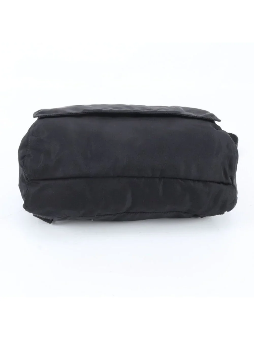 Prada Tessuto Nylon Triangle Logo Backpack Black